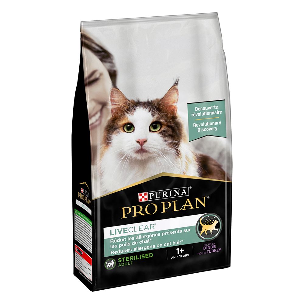 ProPlan LiveClear Sterilised Adult - Turkey  - 1.4kg