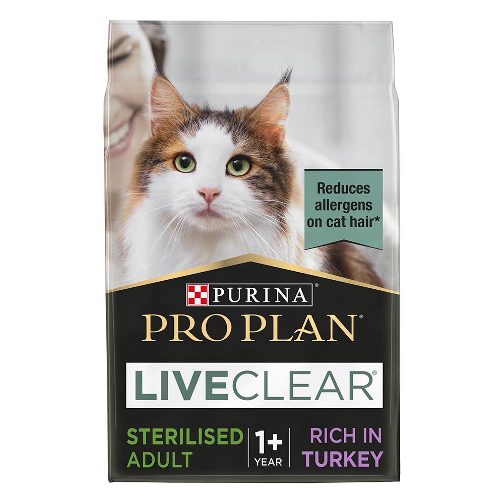 ProPlan LiveClear Sterilised Adult - Turkey  - 1.4kg