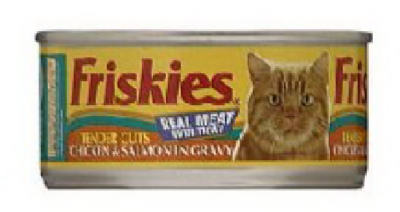 Friskies Prime Filets with Chicken in Gravy Canned Cat Food 5.5-oz, Case of 24.
