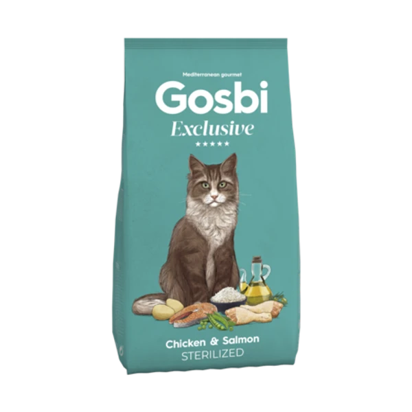 Gosbi Chicken & Salmon Sterilized 1.5KG