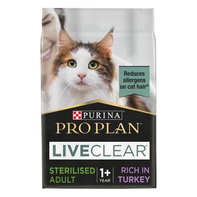 ProPlan LiveClear Sterilised Adult - Turkey  - 1.4kg