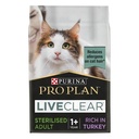 ProPlan LiveClear Sterilised Adult - Turkey  - 1.4kg