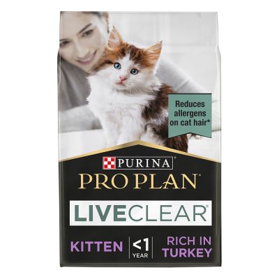 ProPlan LIVECLEAR Kitten 1-12M Rich in Turkey Dry Cat Food 1.4kg