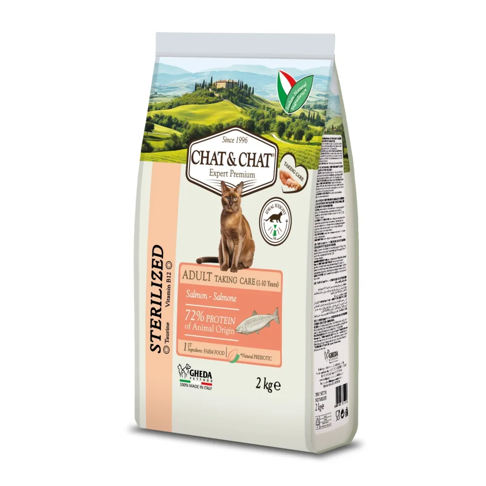 Chat & Chat Expert Adult Sterilized salamon 2kg