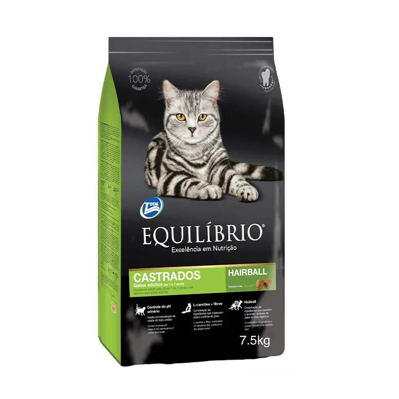 Equilibrio Sterilised Adult Cat Dry Food 7.5Kg