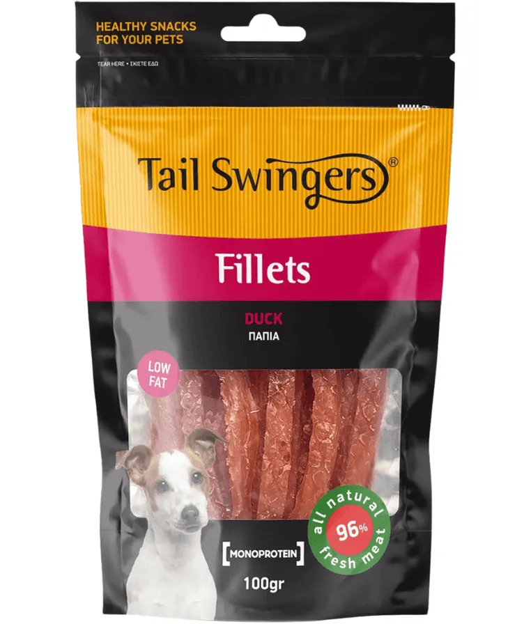 Tail Swingers Fillets Duck 100G