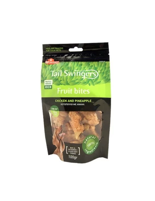 Tail Swingers Fruit Bites Chicken and Apple 100G