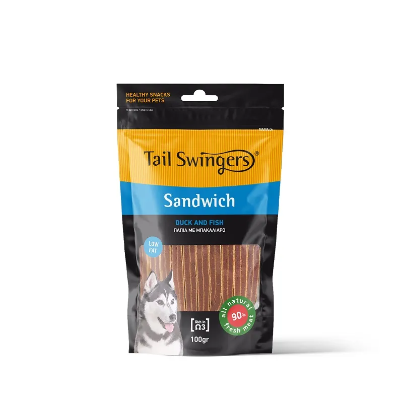 Tail Swingers Sandwich Duck and Fish 100G