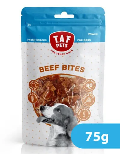 TAF Beef Bites 75G