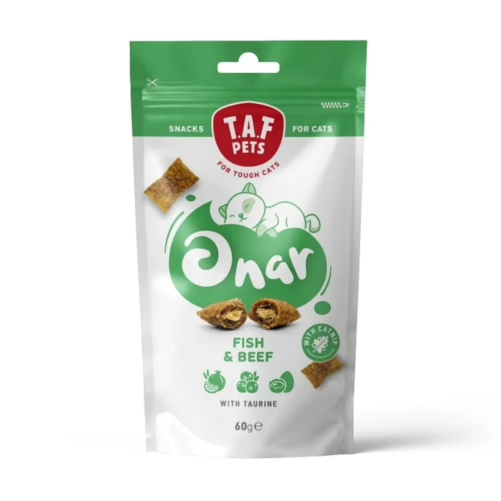 TAF Onar Cat Snack Fish & Beef 60g