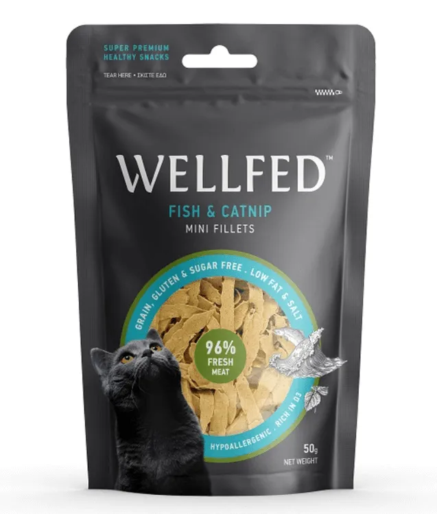 WellFed Fish & CatNip 50G