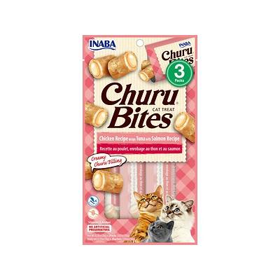 Churu Fun Bites Wraps Tuna and Salmon Cat Treats 6 / 1.05 Oz