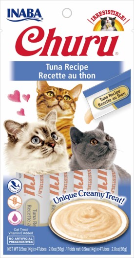Petisco Churu Cremoso Atum Para Gatos - 56 G