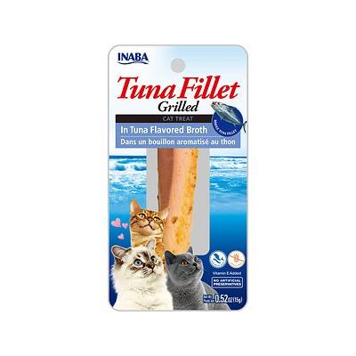 Inaba Tuna in Tuna Flavored Broth Grilled Fillets for Cats, 0.52 Oz