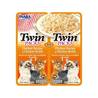 INA00856 Twin Packs Chicken Recipe in Chicken Broth for Cats