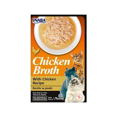 Inaba Chicken Broth with Chicken Recipe Side Dish for Cats
