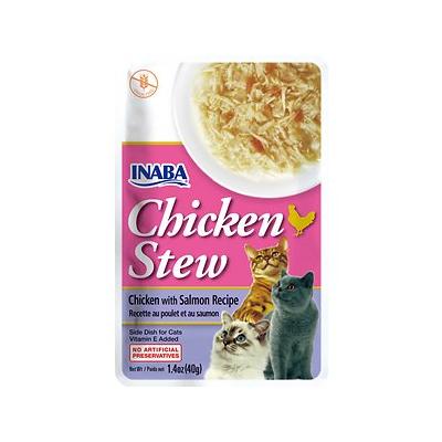 INA71537 Chicken Stew Chicken with Salmon Recipe Side Dish for Cats