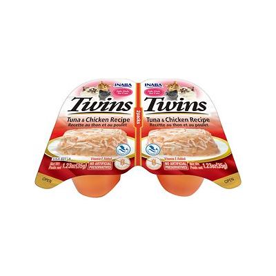 Inaba Twins Side Dish for Cats - Tuna & Chicken - Pack of 2