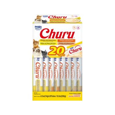 Inaba Churu Variety Box Chicken & Beef Cat Treats, .5 Oz., Count of 20