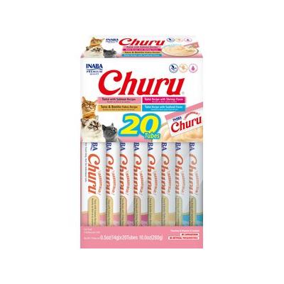 Inaba Churu Variety Box Seafood Cat Treats, .5 Oz., Count of 20