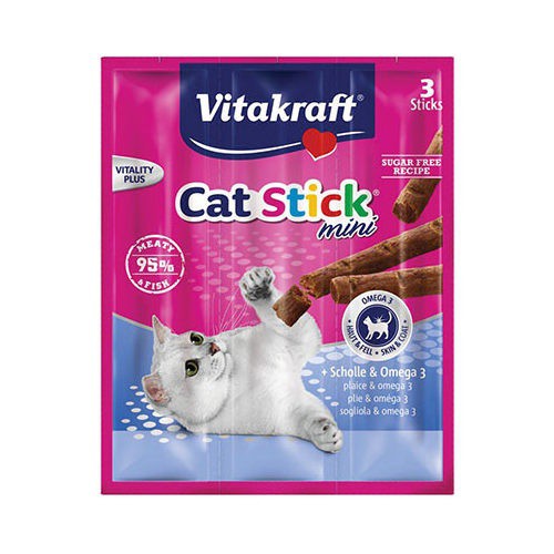 VitaKraft cat Stick Scholle And Omega 3