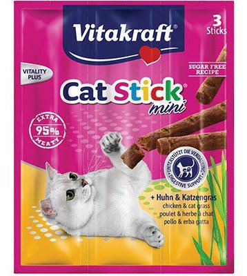 VitaKraft Cat Stick Huhn KatzenGras