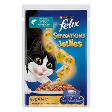 Felix Tuna and Spinach In Jelly
