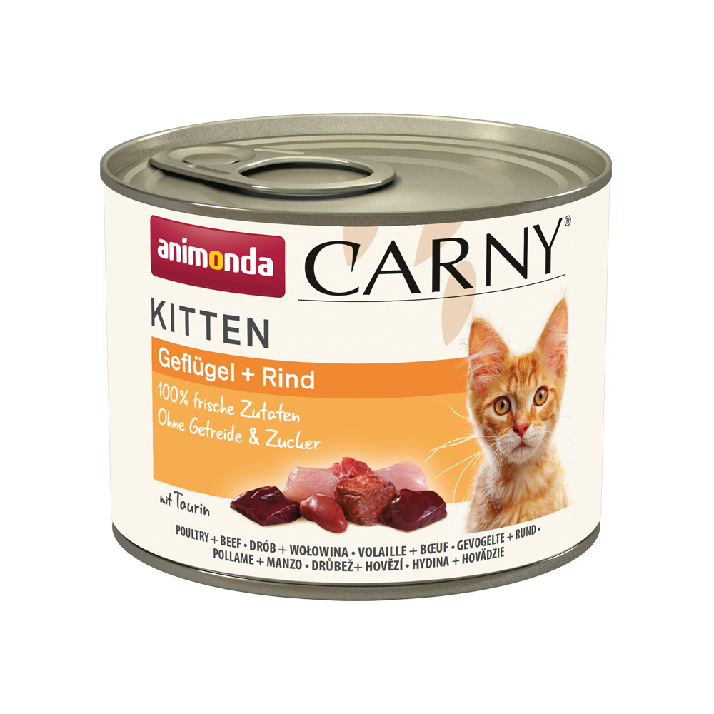 Animonda Carny Kitten 200g - Poultry & Beef