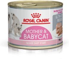Royal Canin Mother and Babycat Adult and Kitten Wet Food Mousse, 195g