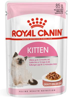 Royal Canin Kitten in Gravy Wet Food, 85g