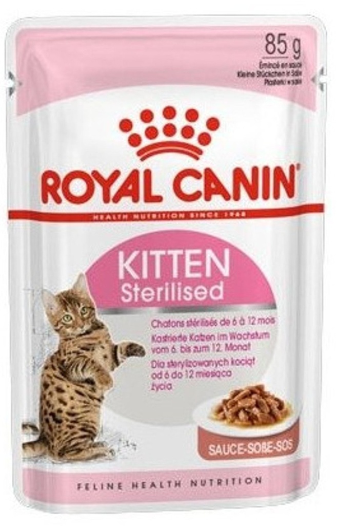 Royal Canin Sterilised Kitten in Gravy - Multibuy: 85g